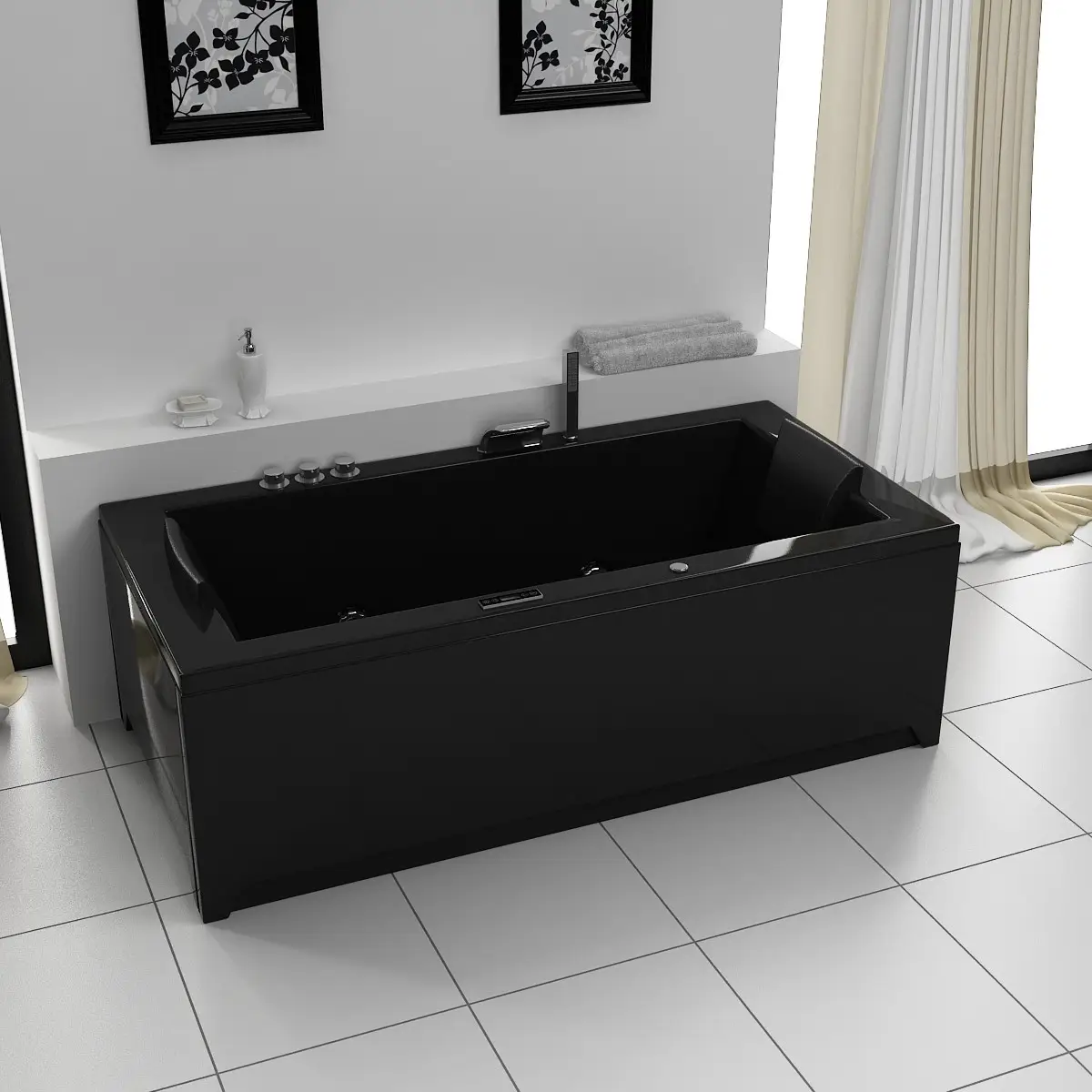 Whirlpool Torino 182x90cm Bla