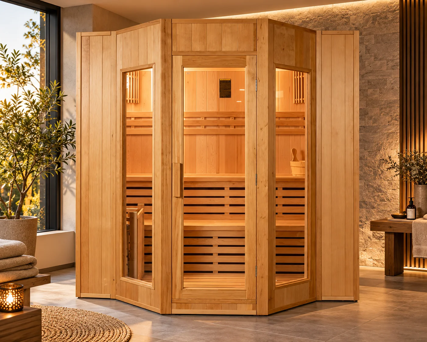 Finnische Sauna