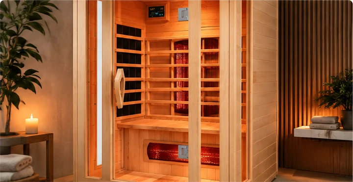 Infrarotkabine aus Holz