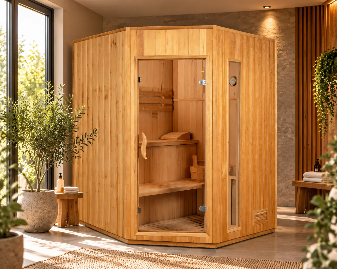 Finnische Sauna